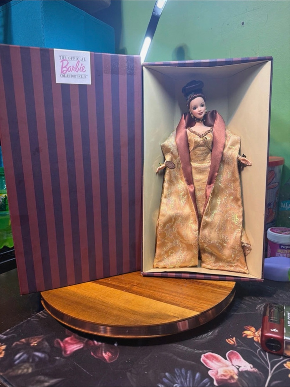 Barbie Gold Brocade Evening Doll - Barbie Brand